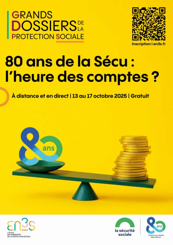 affiche GDPS des 80 ans de la Sécu