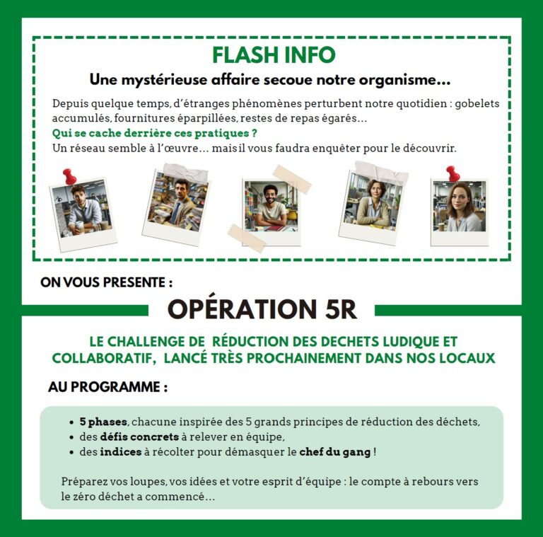 flash info sur l'opération 5R